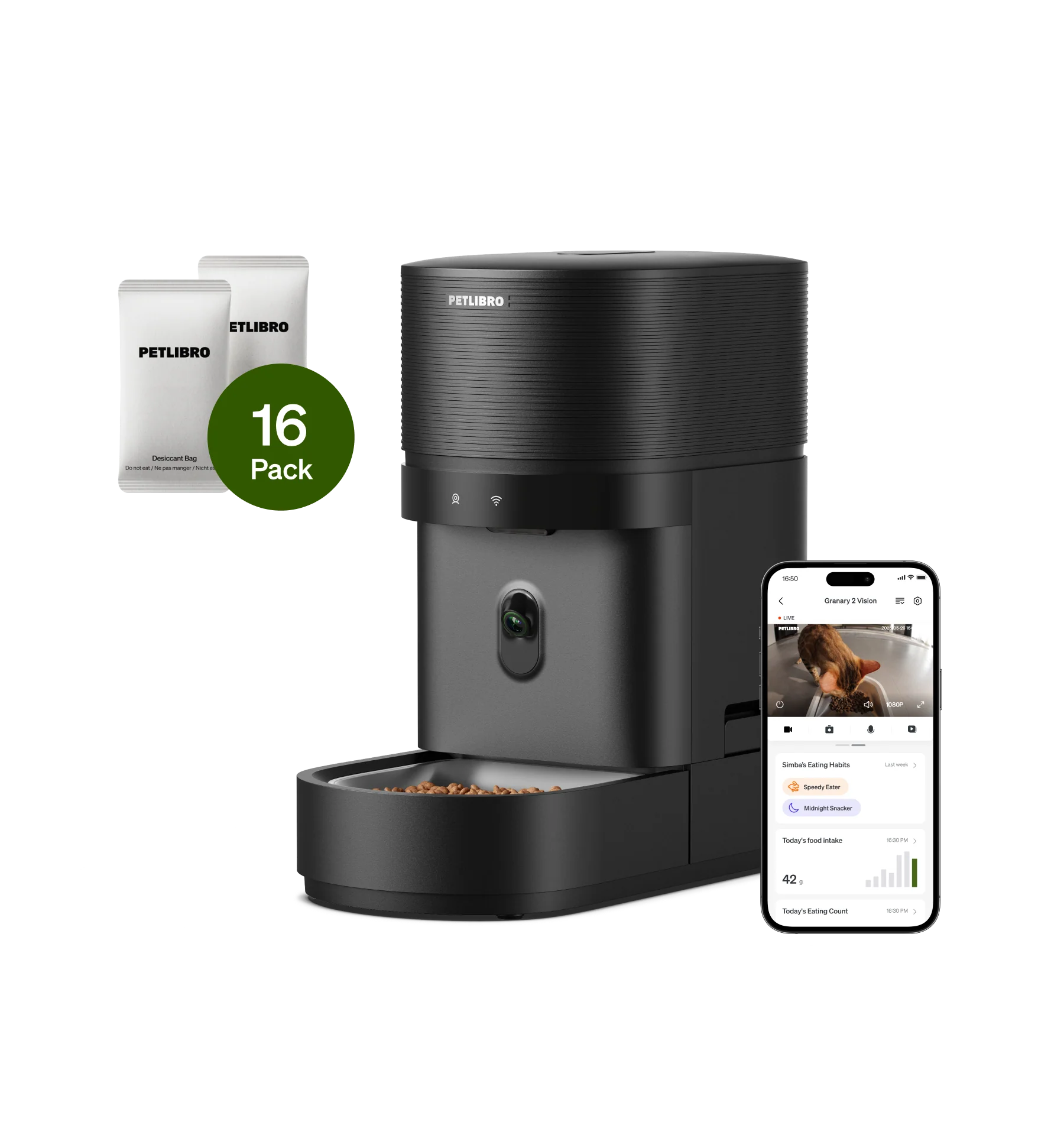 Granary 2 Vision Extended Bundle with AI Pet Recognition and Meal Tracking
