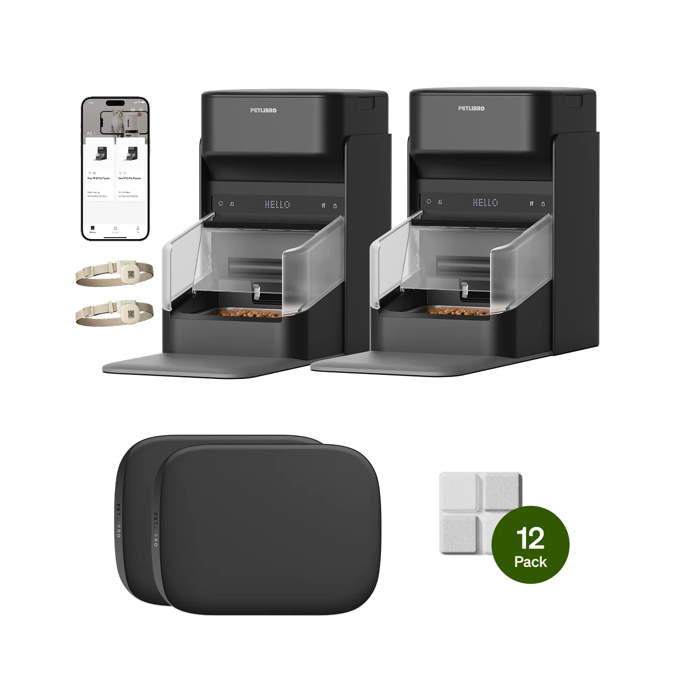 Smart RFID Feeder Starter Bundle with Desiccant Bags and Placemat