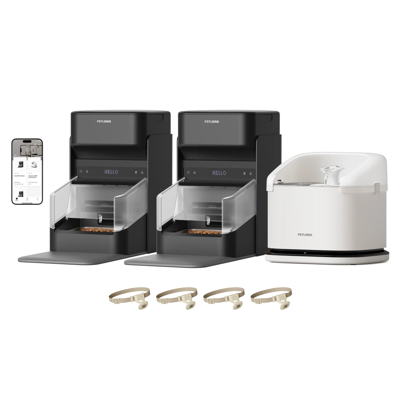 RFID Smart Dining Bundle with Feeder and Hydration Fountain