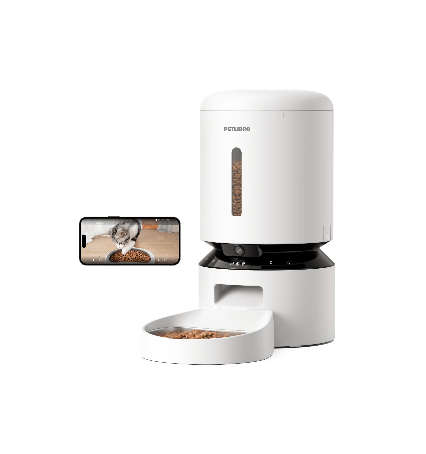 Petlibro Granary Automatic Pet Feeder with Camera and Wide-Angle Lens
