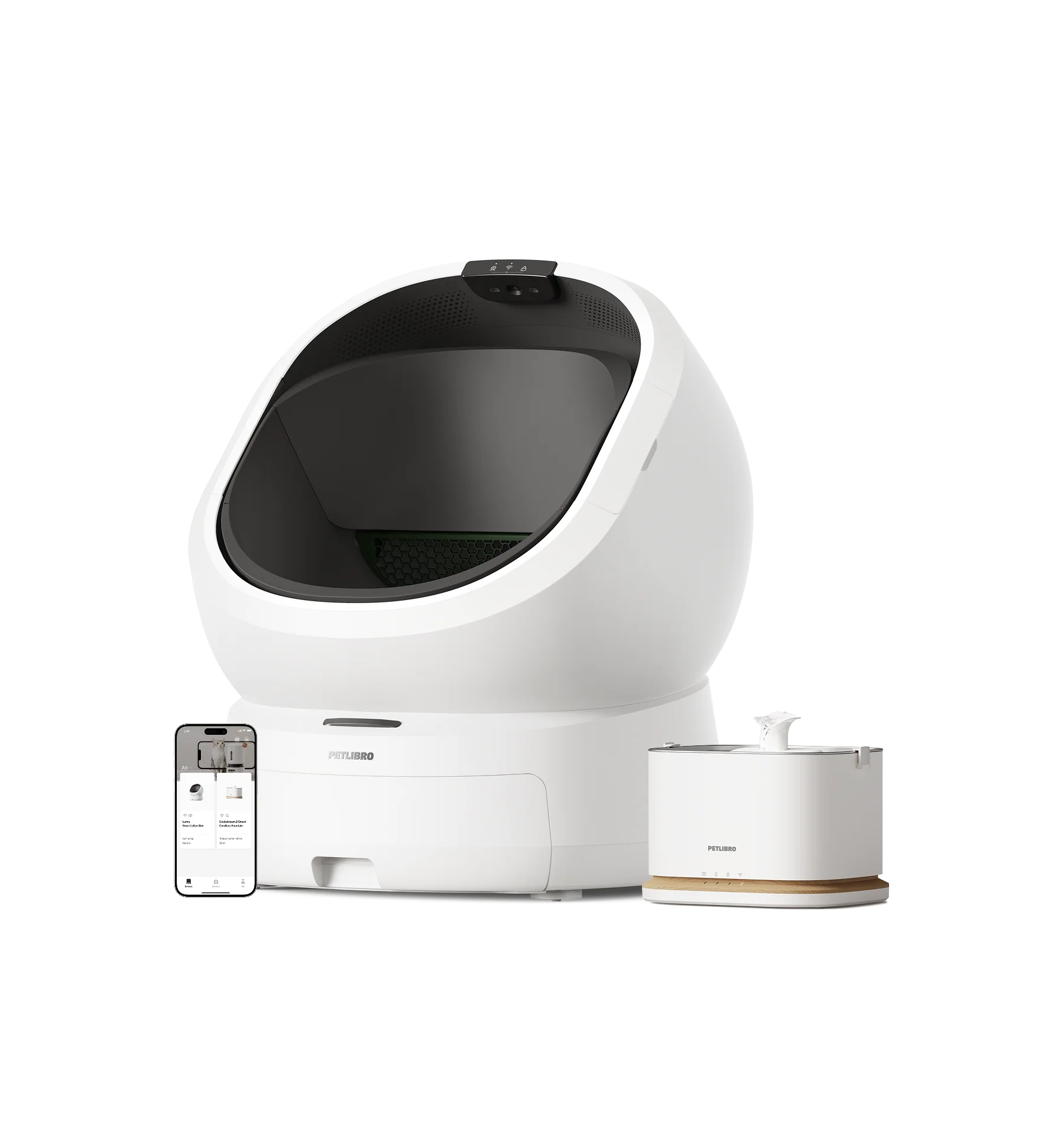 Luma Smart Litter Box and Dockstream 2 Smart Fountain Bundle