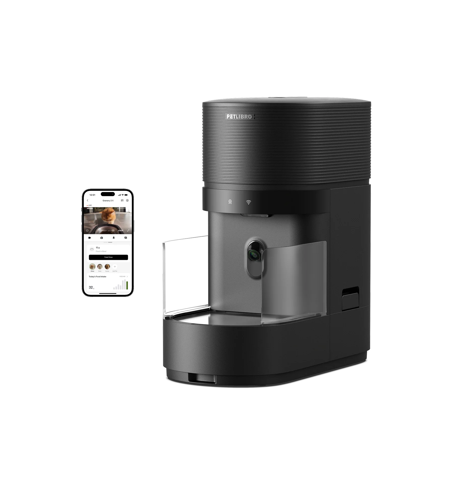 Granary 2 X Smart Feeder With AI Camera and Bowl Scale