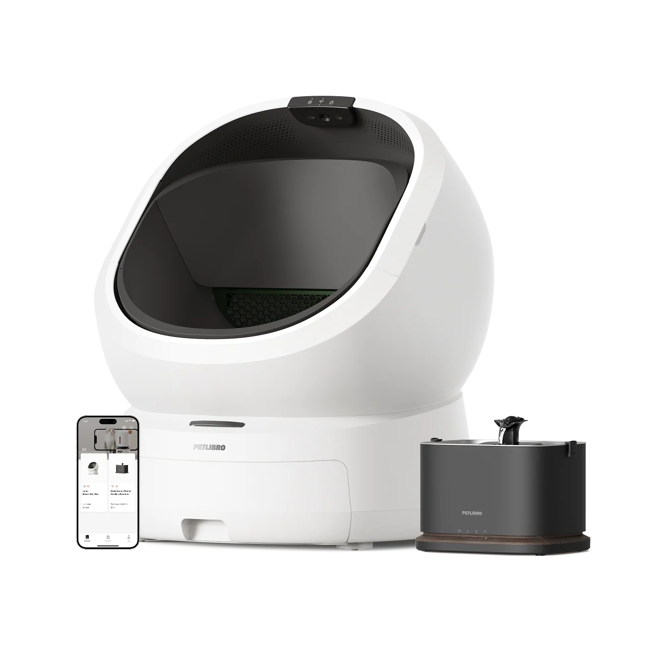 Luma Smart Litter Box and Dockstream 2 Smart Fountain Bundle