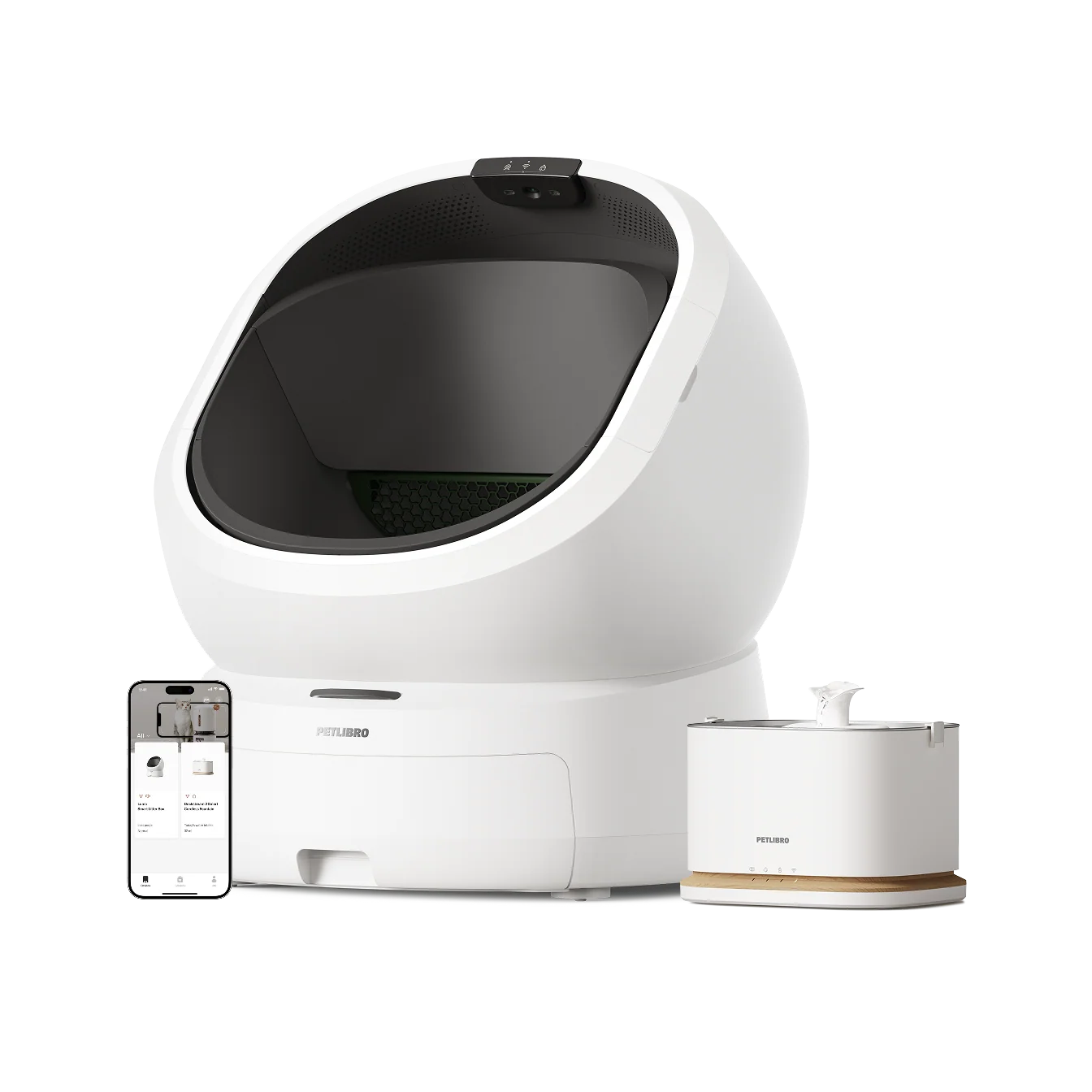 Luma Smart Litter Box and Dockstream 2 Smart Fountain Bundle