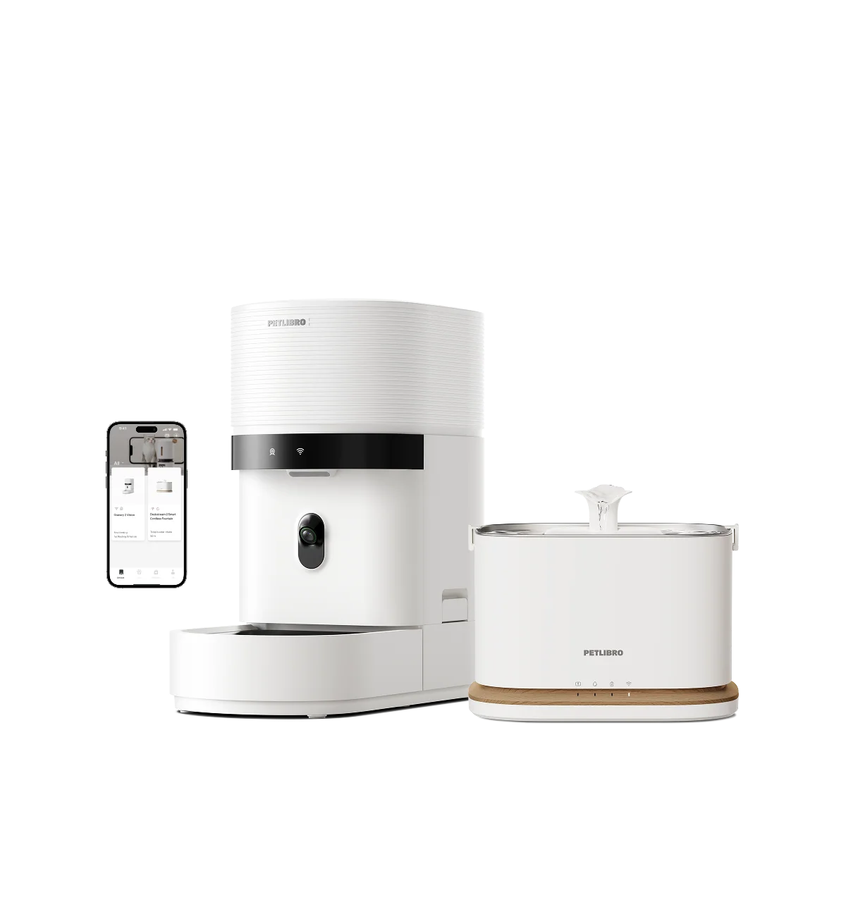 Granary 2 Vision & Dockstream 2 Smart Cordless Fountain Feeding Bundle
