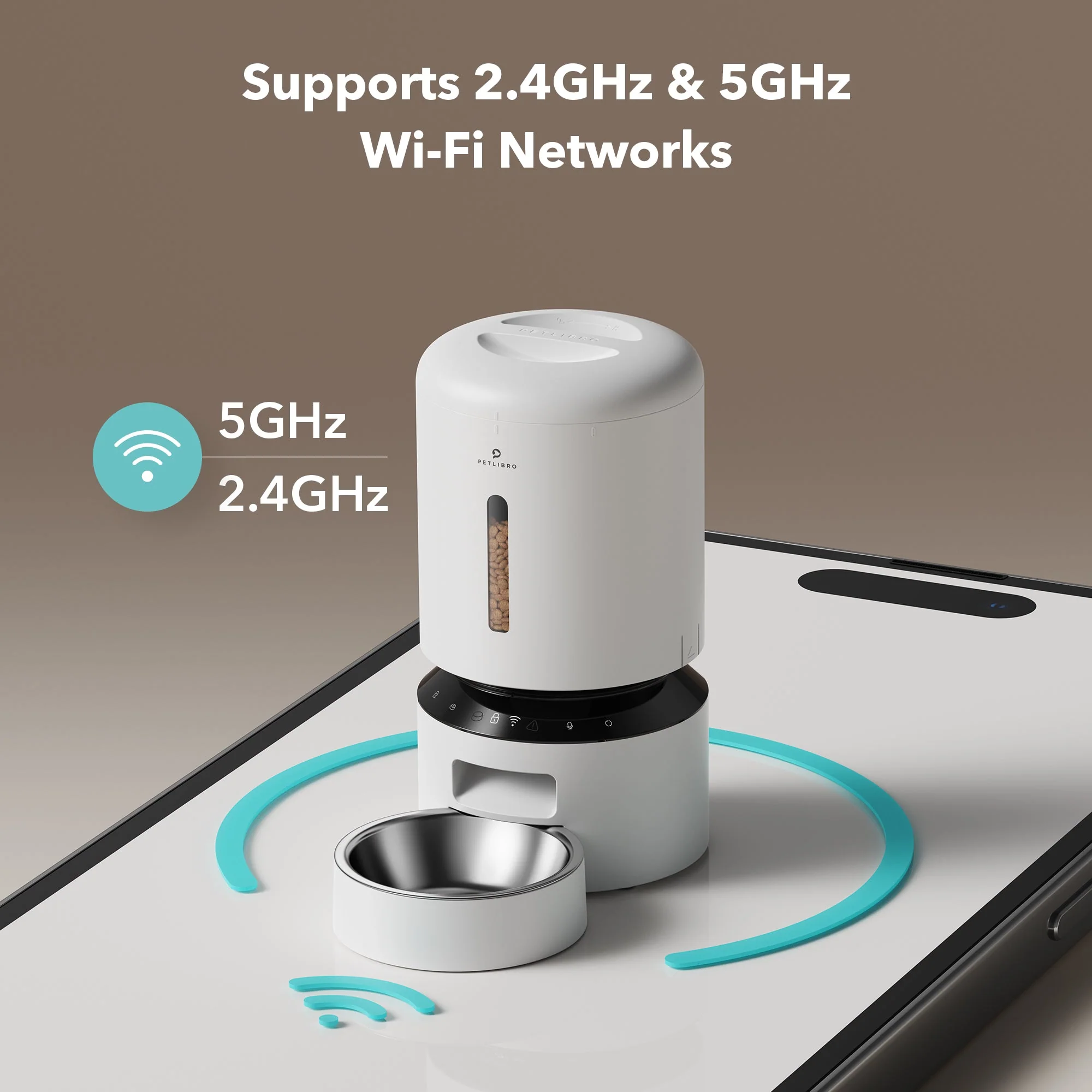 Granary Smart Feeder: Wi-Fi Automatic Pet Feeder with App Control