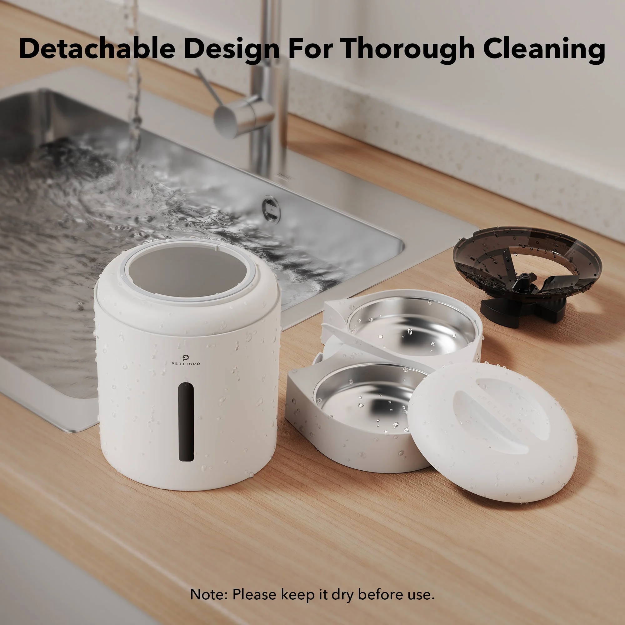 Petlibro Granary Smart Feeder Dual Bowl with Wi-Fi App Control