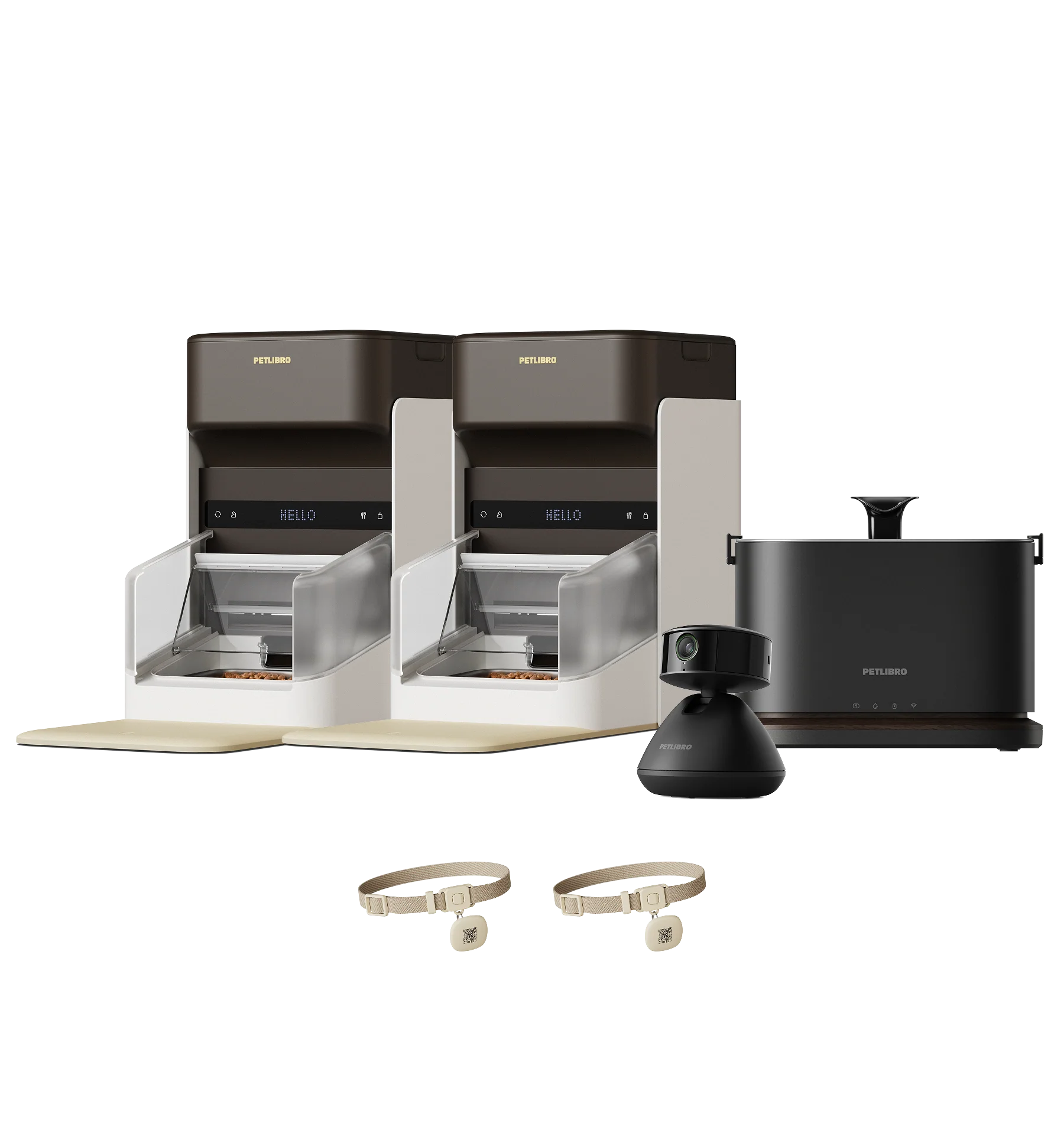 One RFID Smart Feeder with Dockstream 2 Cordless Fountain and Scout Camera