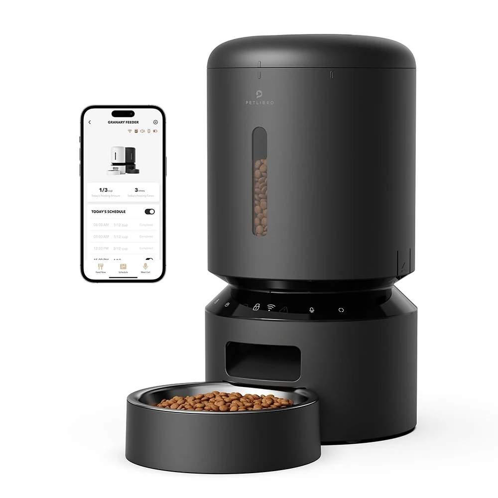 Granary Smart Feeder: Wi-Fi Automatic Pet Feeder with App Control