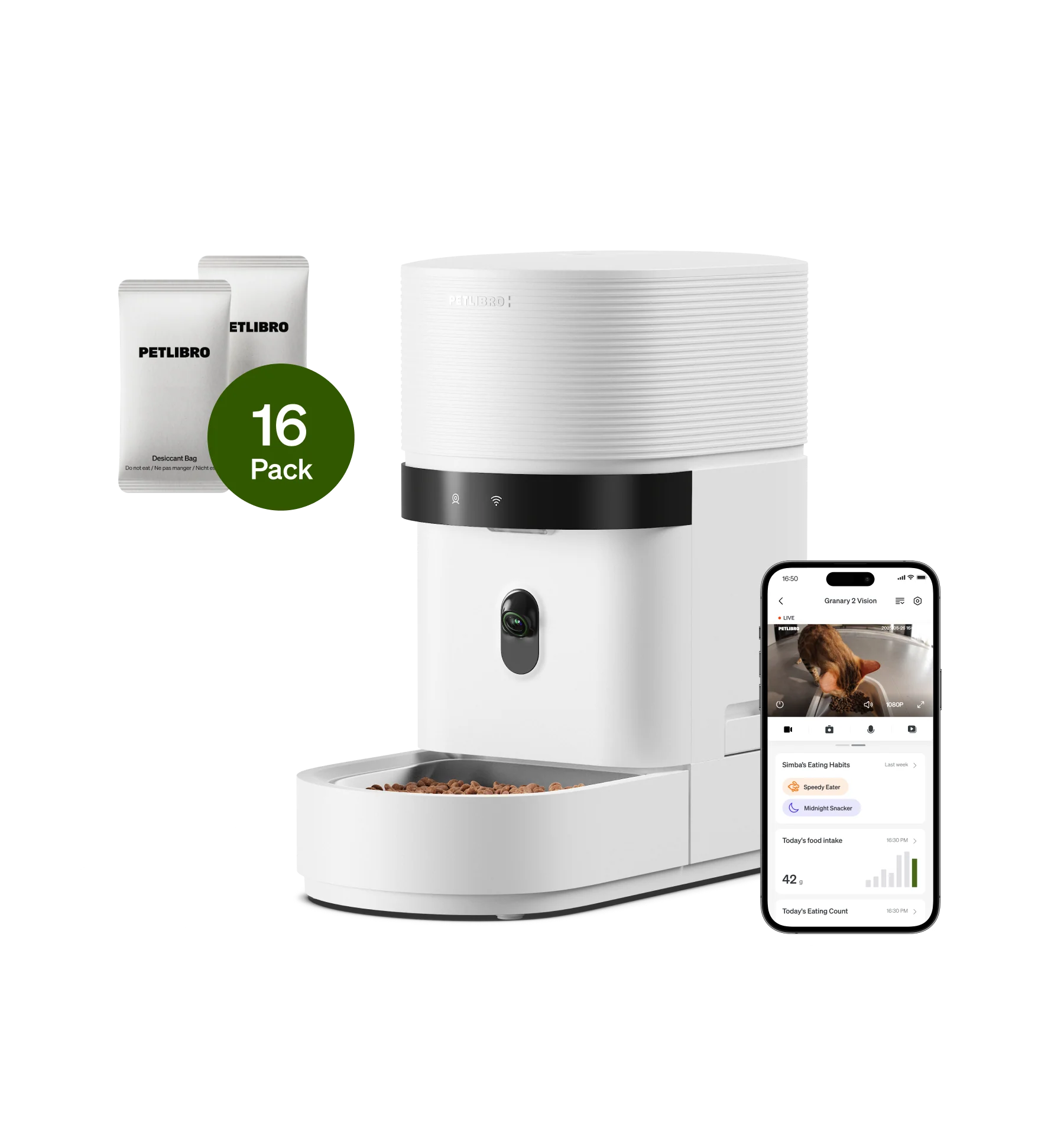 Granary 2 Vision Extended Bundle with AI Pet Recognition and Meal Tracking