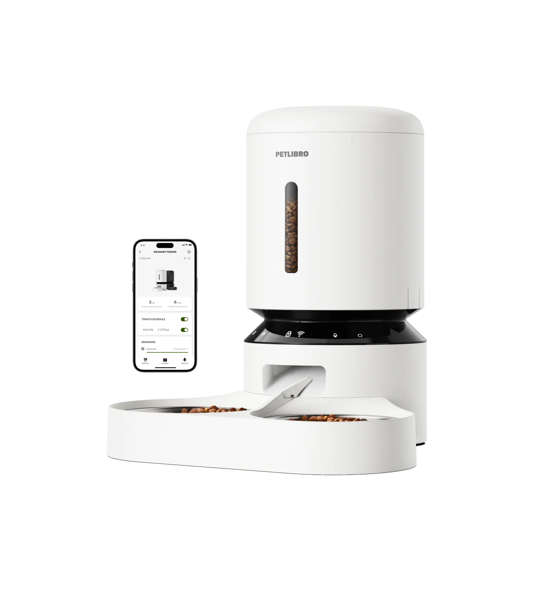 Petlibro Granary Smart Feeder Dual Bowl with Wi-Fi App Control