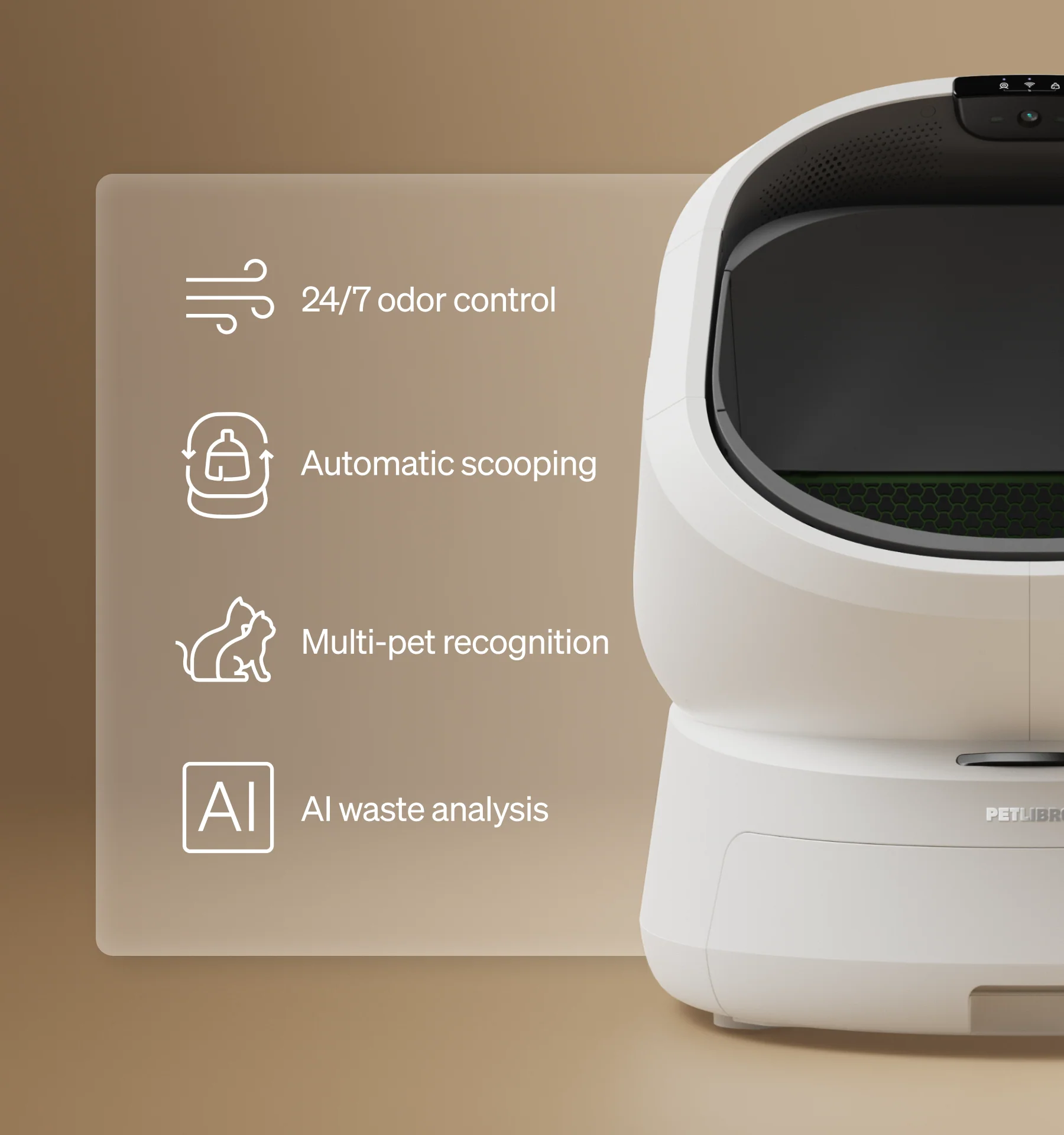 Luma Smart Litter Box Starter Bundle with Mats, Deodorizer and Liners