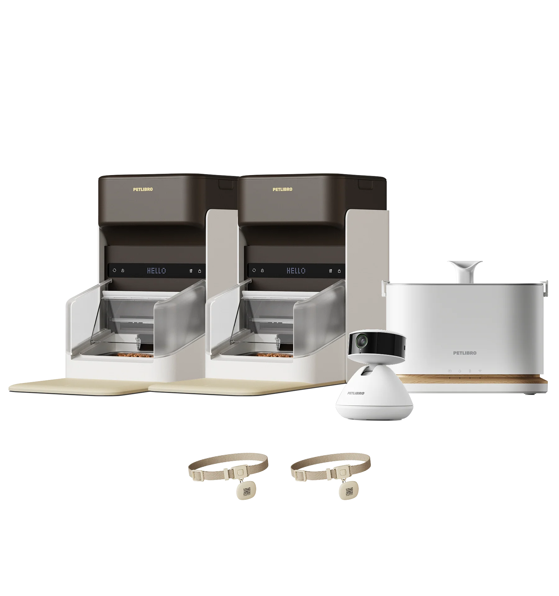 One RFID Smart Feeder with Dockstream 2 Cordless Fountain and Scout Camera