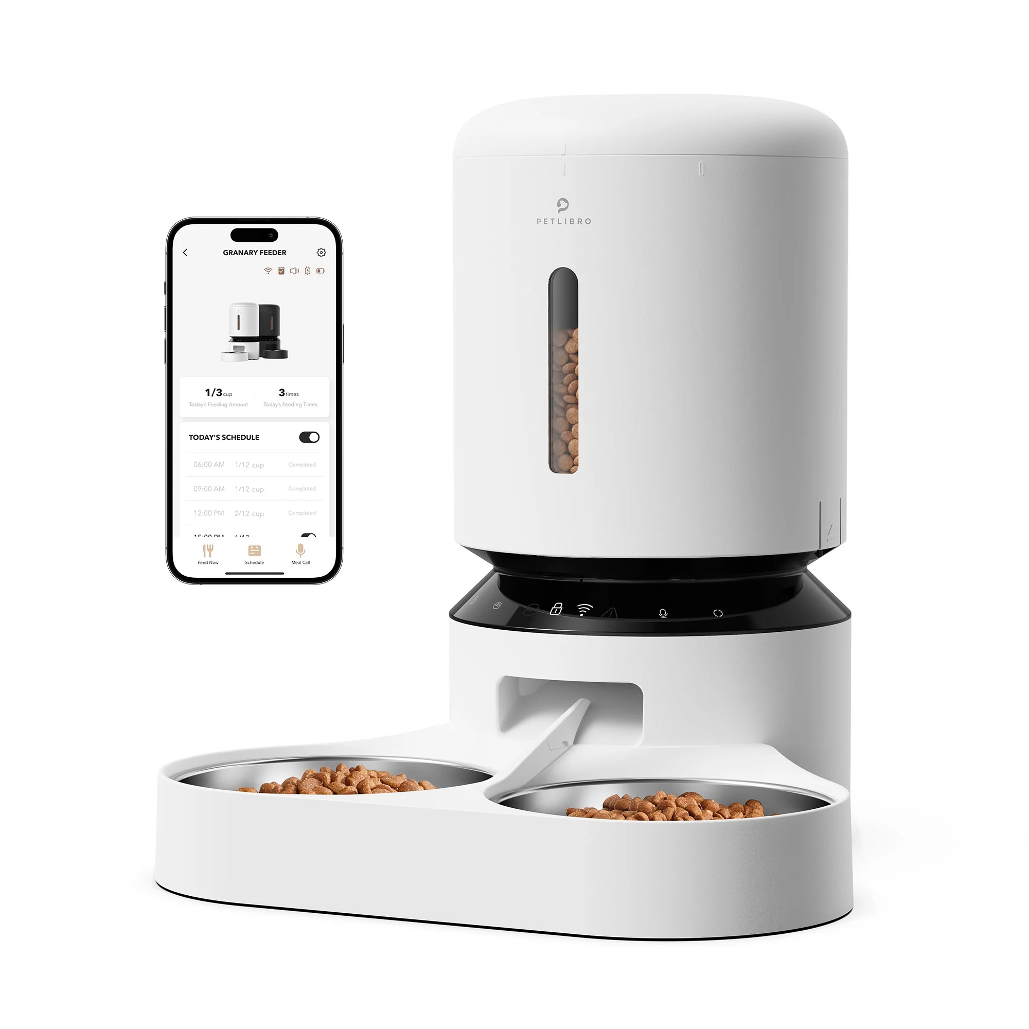 Petlibro Granary Smart Feeder Dual Bowl with Wi-Fi App Control