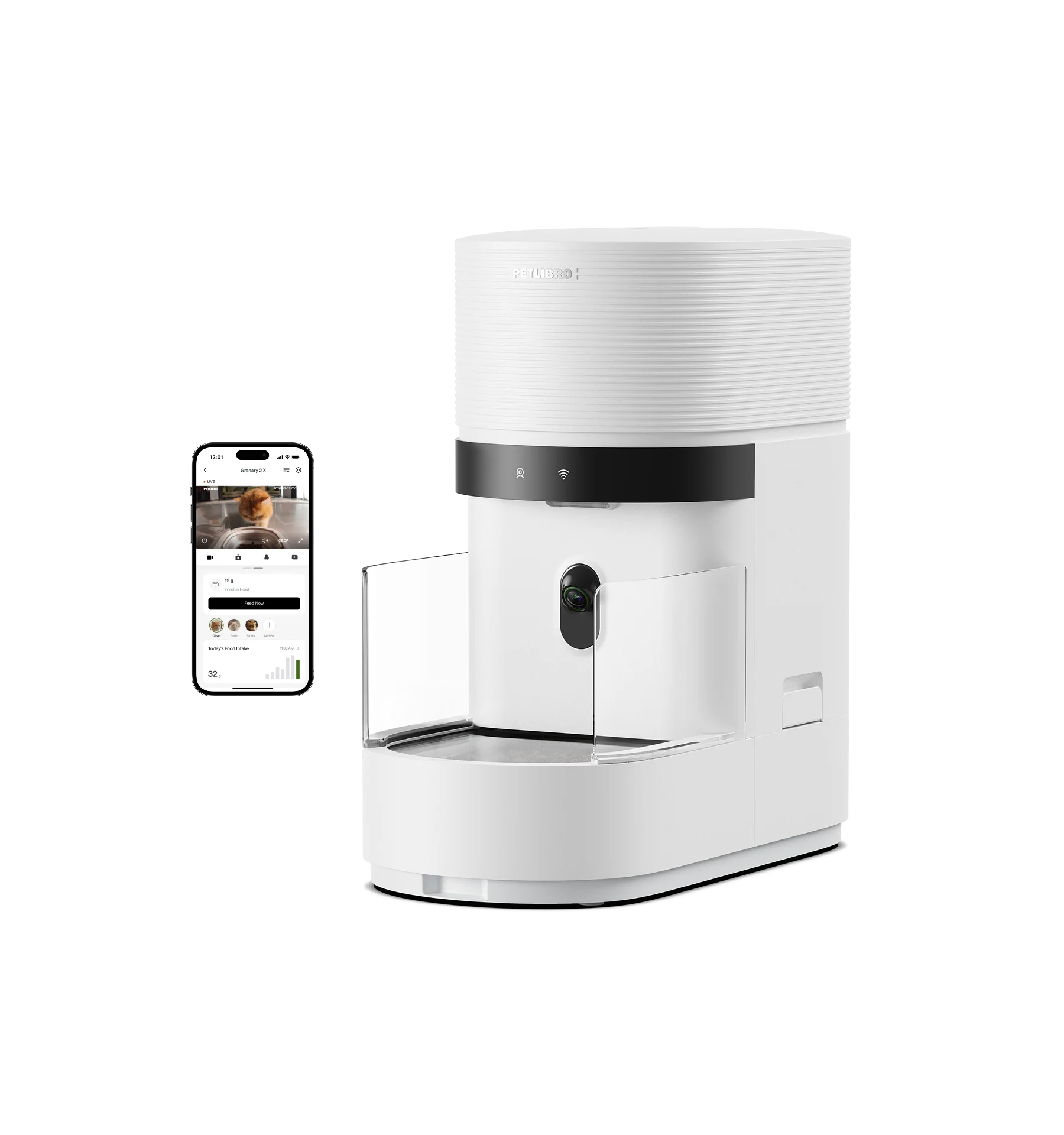 Granary 2 X Smart Feeder With AI Camera and Bowl Scale