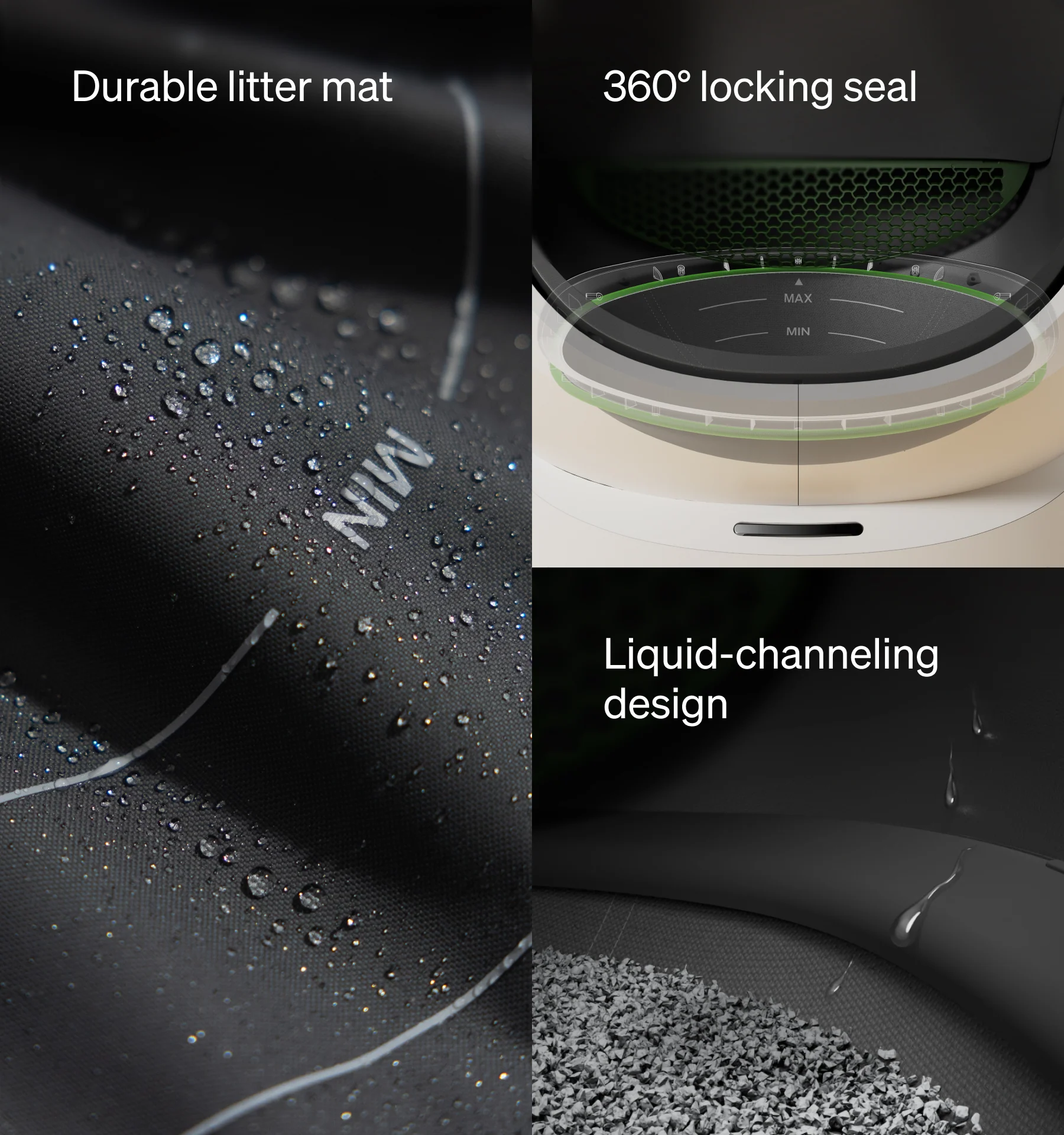 Luma Smart Litter Box Starter Bundle with Mats, Deodorizer and Liners