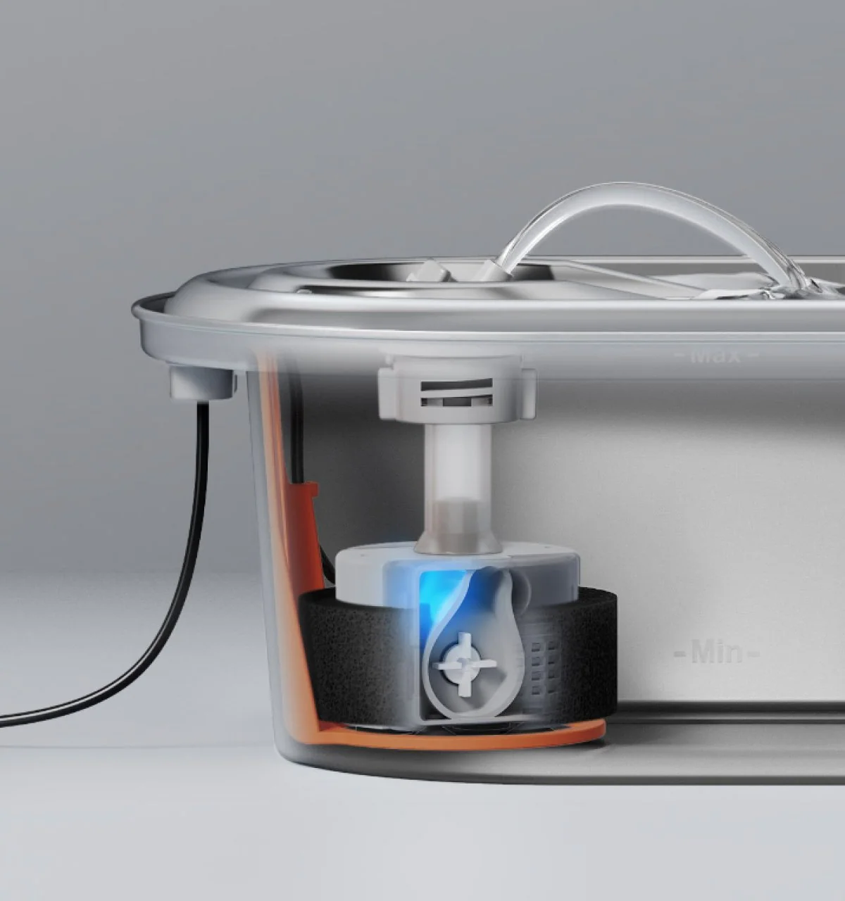 Replacement Pump for Stainless Steel and Rainbow Cat Water Fountains