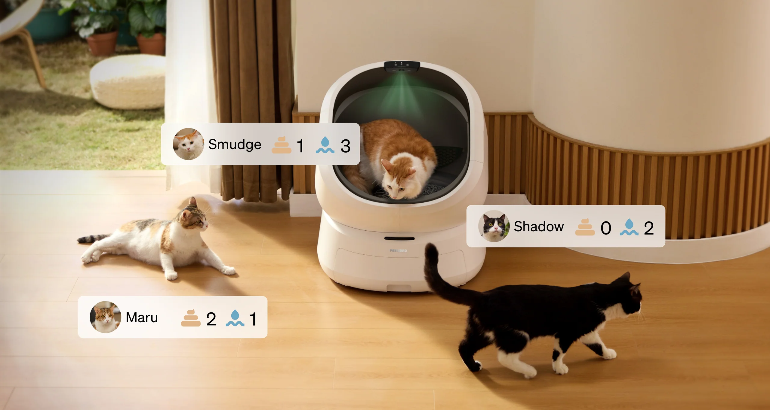Luma Smart Litter Box with Auto Scooping, Odor Control and AI Waste Analysis
