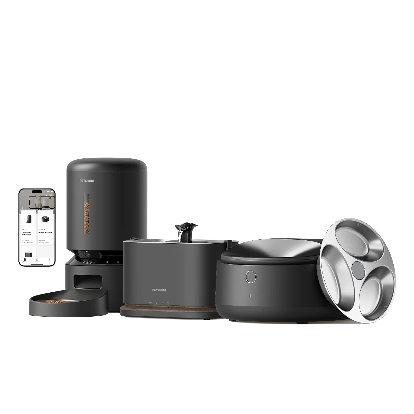 Polar Wet Food, Granary Camera Feeder and Dockstream 2 Fountain Bundle