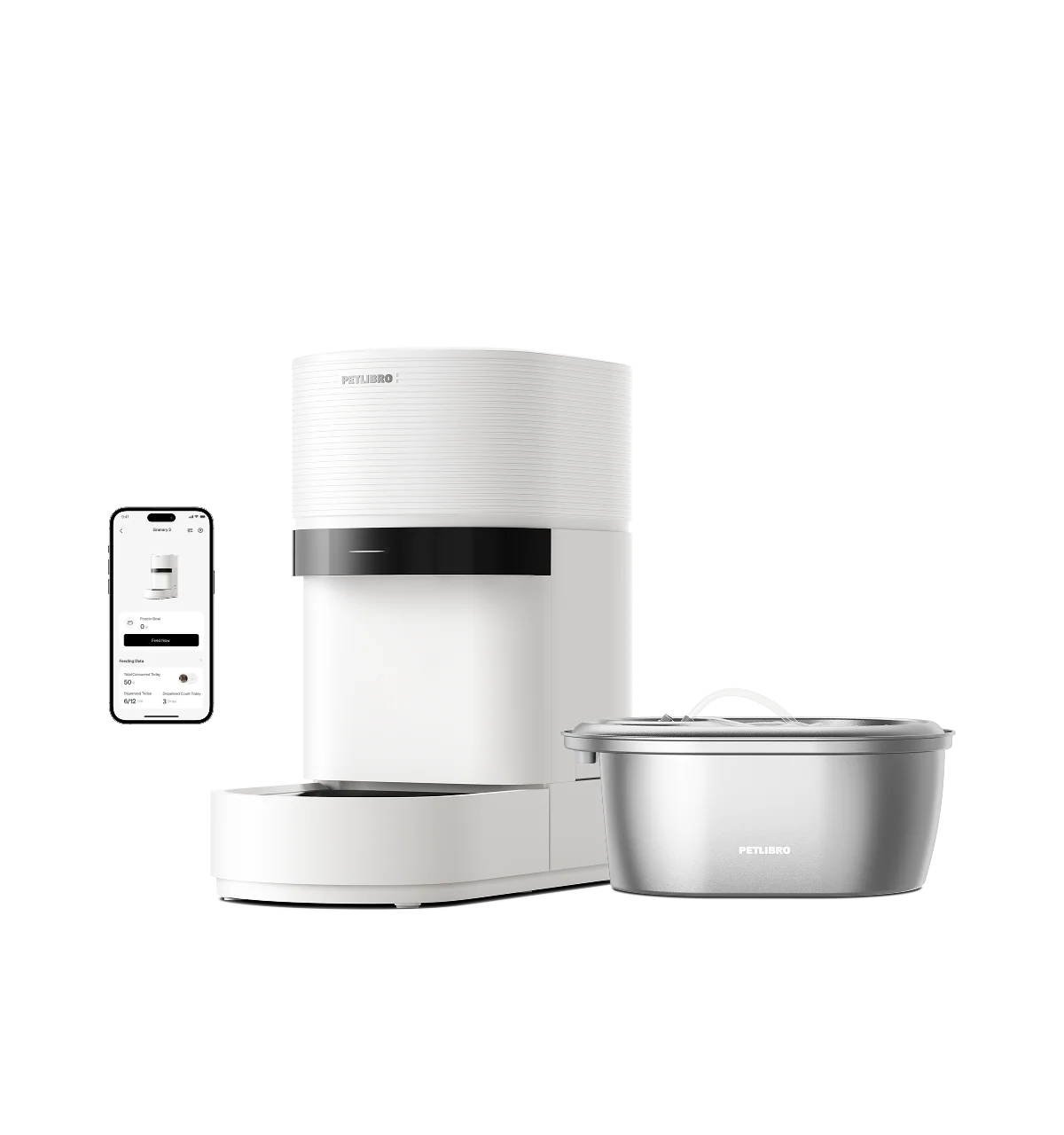 Granary 2 RFID Feeder & Stainless Steel Fountain Bundle