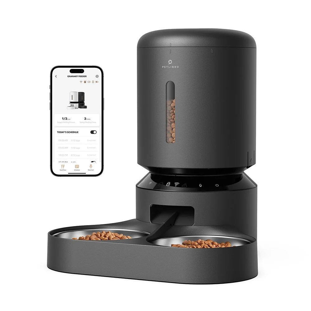 Granary Smart Feeder: Wi-Fi Automatic Pet Feeder with App Control