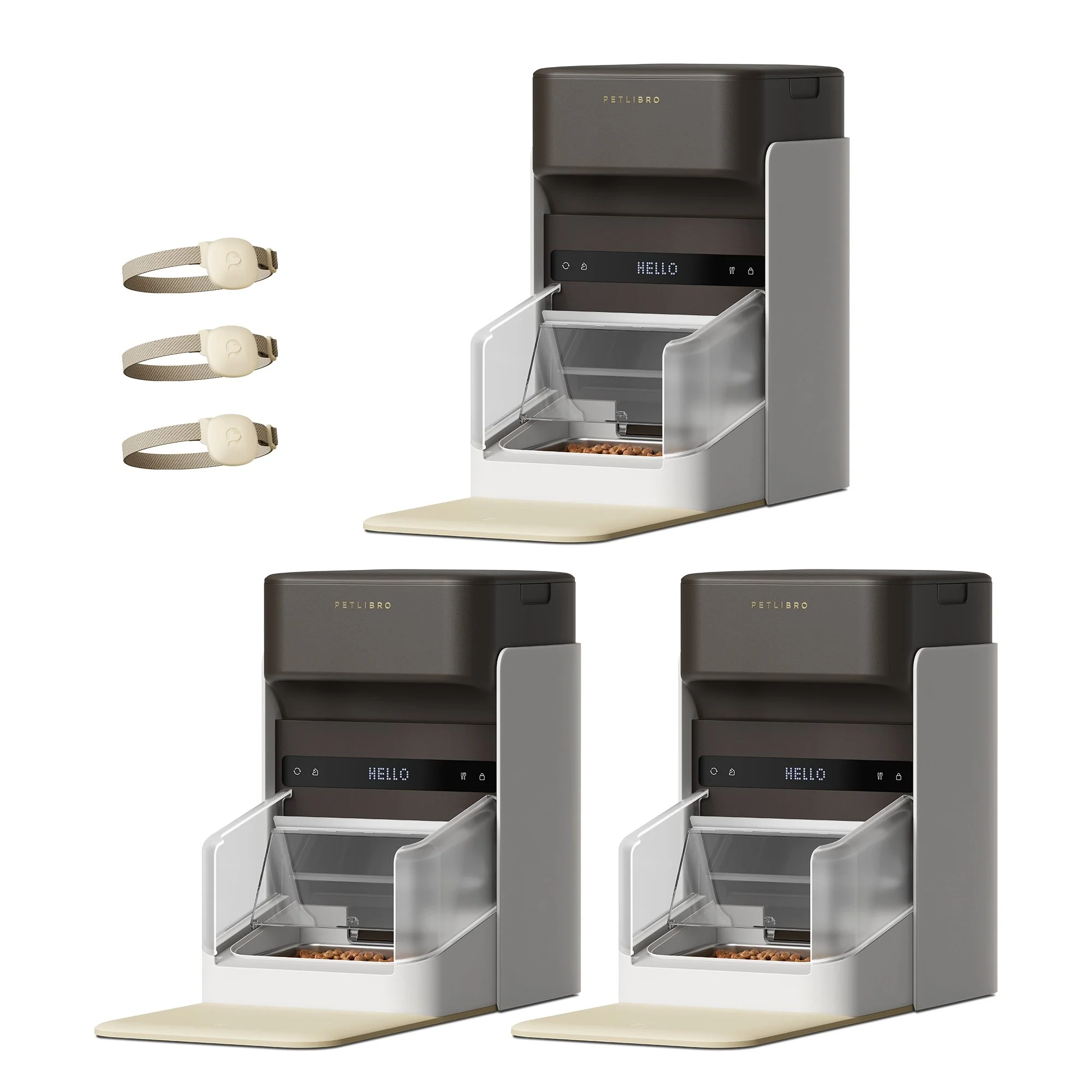 One RFID Smart Feeder with 15-Cup Capacity for Scheduled Meals